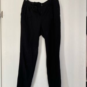 Cropped suit pants